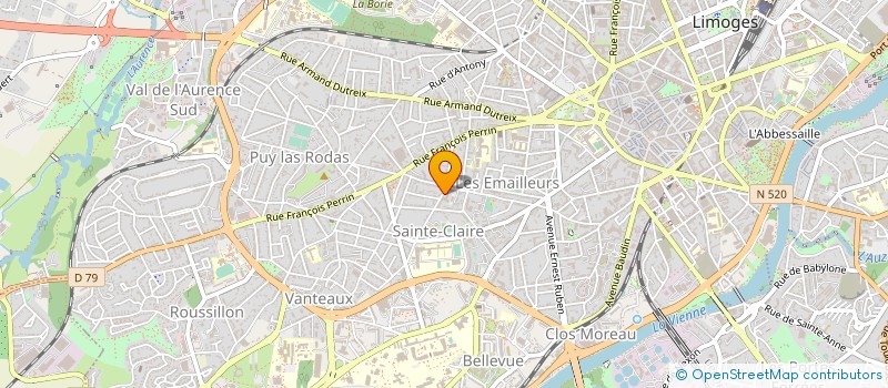 localisation de l'entreprise MADAME SALOME GUIGNARD à LIMOGES