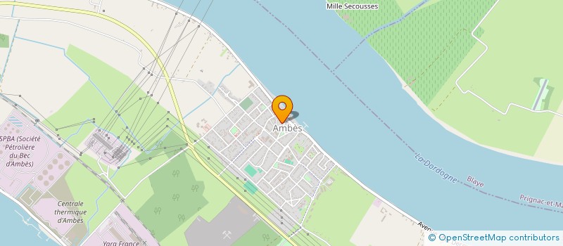 localisation de l'entreprise MADAME SALOME HAUSSEGUY  AMBES