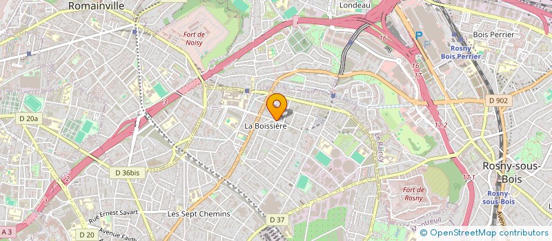 localisation de l'entreprise MADAME SALOME HOSHINO  MONTREUIL