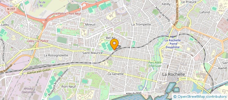 localisation de l'entreprise MADAME SALOME KAVTARADZE  LA ROCHELLE