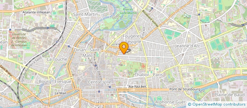 localisation de l'entreprise MADAME SALOME KERVAREC  RENNES