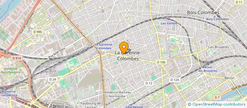 localisation de l'entreprise MADAME SALOME KOULOUGLI à LA GARENNE-COLOMBES