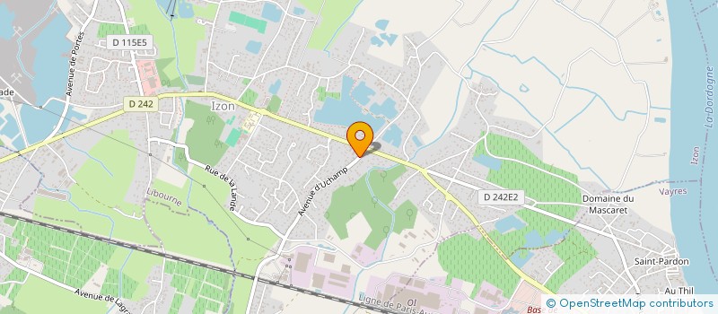 localisation de l'entreprise MADAME SALOME LANNES  IZON