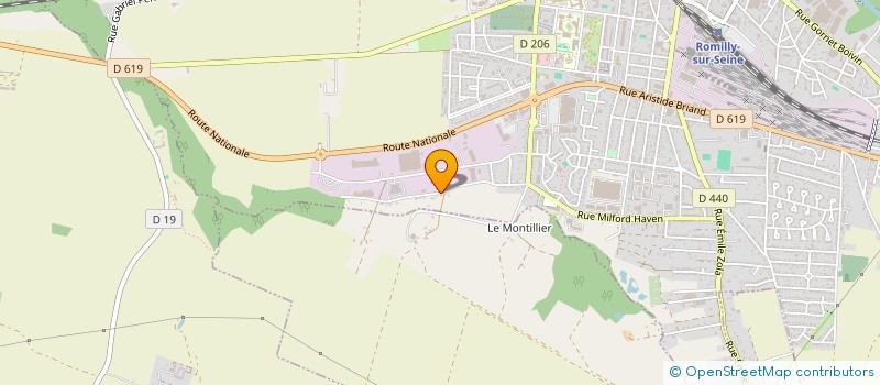 localisation de l'entreprise MADAME SALOME LE BAS  ROMILLY-SUR-SEINE