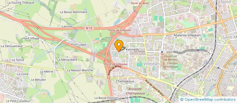 localisation de l'entreprise MADAME SALOME LEFRANCOIS  RENNES