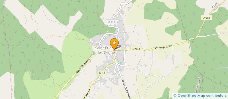 localisation de l'entreprise MADAME SALOME LESAFFRE  SAINT-ETIENNE-LES-ORGUES