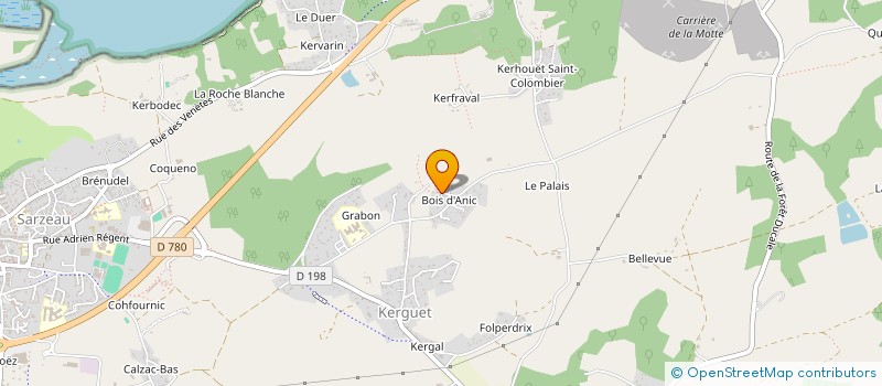 localisation de l'entreprise MADAME SALOME MAISONNIER  SARZEAU