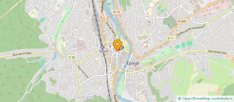 localisation de l'entreprise MADAME SALOME MALEVERGNE à EPINAL