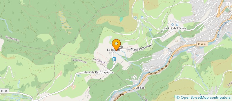 localisation de l'entreprise MADAME SALOME MAREKOVIC  LE VAL-D'AJOL