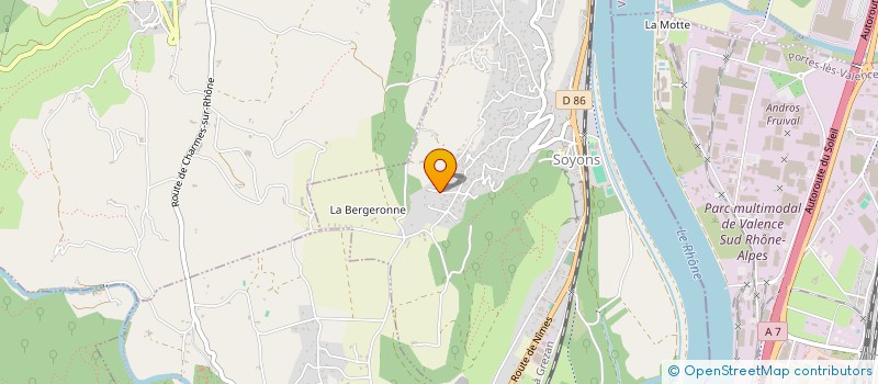 localisation de l'entreprise MADAME SALOME MARIAC  SOYONS