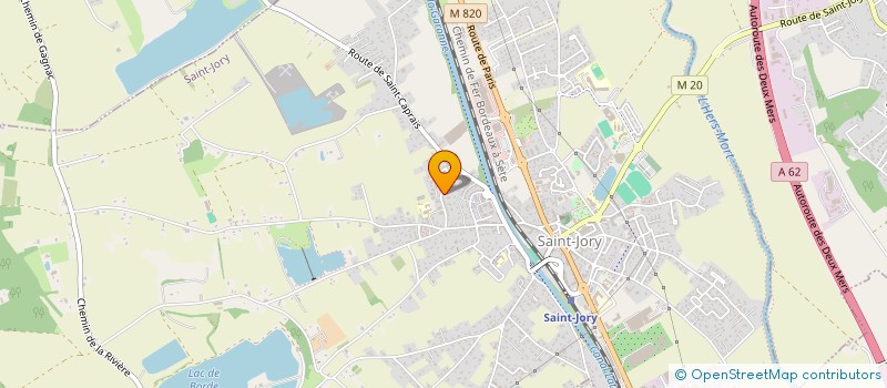 localisation de l'entreprise MADAME SALOME MBENG  SAINT-JORY