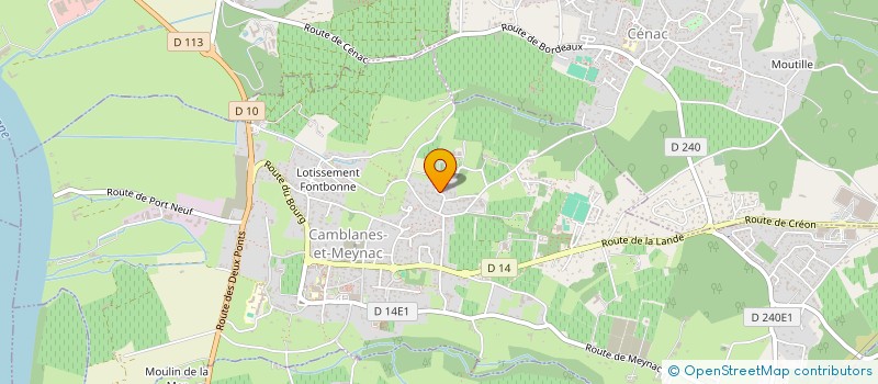 localisation de l'entreprise MADAME SALOME MIARD  CAMBLANES-ET-MEYNAC