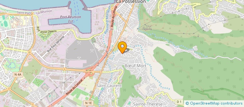 localisation de l'entreprise MADAME SALOME MICHEL  LA POSSESSION