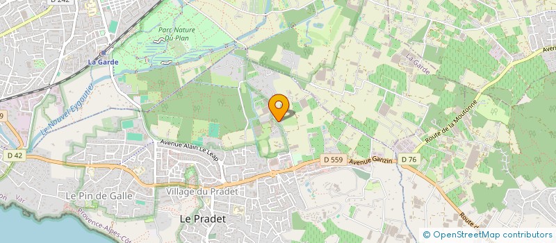 localisation de l'entreprise MADAME SALOME MICHELET  LE PRADET