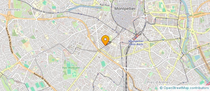 localisation de l'entreprise MADAME SALOME MONNIER à MONTPELLIER
