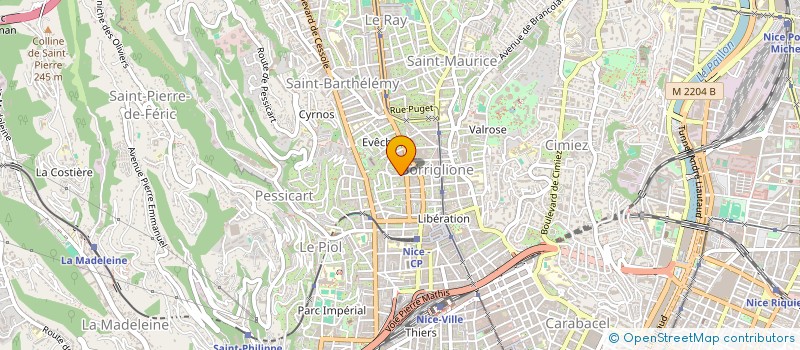 localisation de l'entreprise MADAME SALOME NAKACHE à NICE
