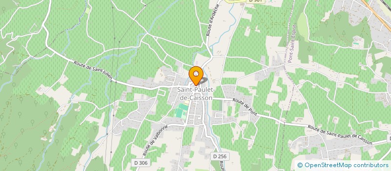 localisation de l'entreprise MADAME SALOME NEBOIT  SAINT-PAULET-DE-CAISSON