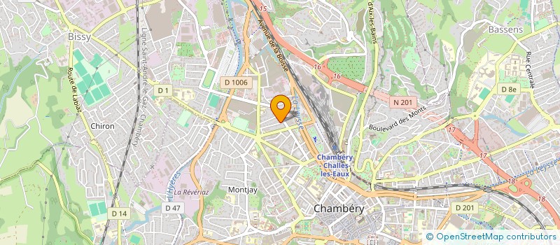 localisation de l'entreprise MADAME SALOME NURY à CHAMBERY