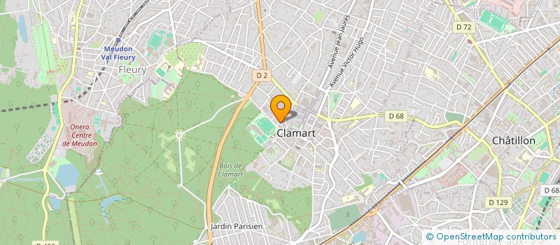 localisation de l'entreprise MADAME SALOME ORBACH à CLAMART
