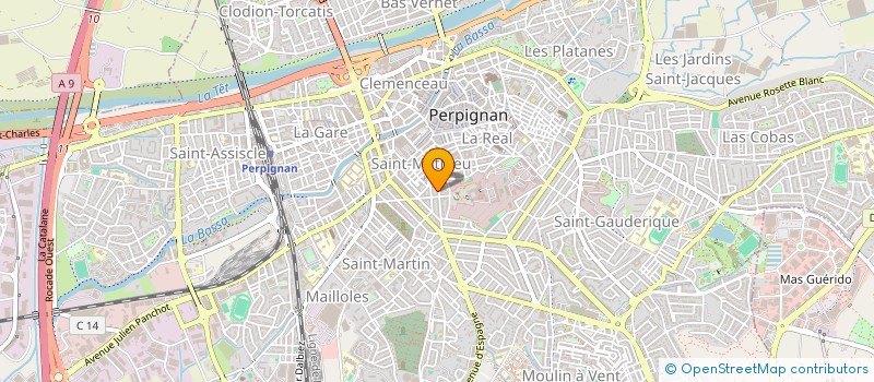 localisation de l'entreprise MADAME SALOME ORIEUX  PERPIGNAN