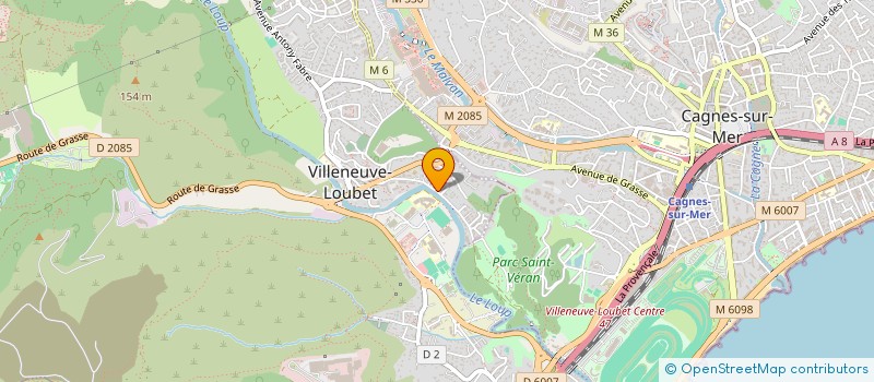 localisation de l'entreprise MADAME SALOME PARTSVANIA à VILLENEUVE-LOUBET