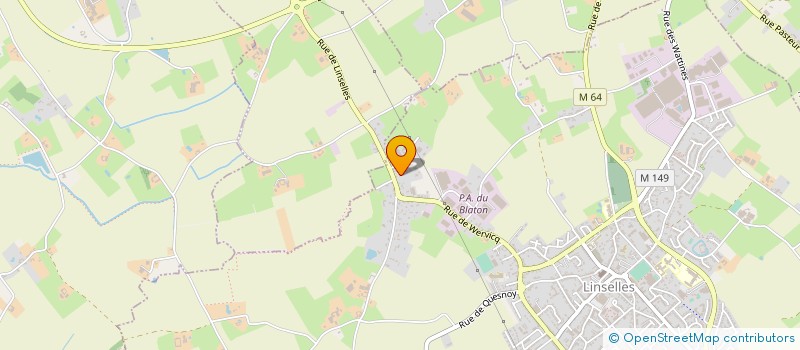 localisation de l'entreprise MADAME SALOME PLOUVIER  LINSELLES