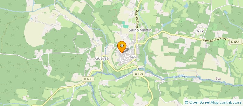 localisation de l'entreprise MADAME SALOME POURCELOT  SOS