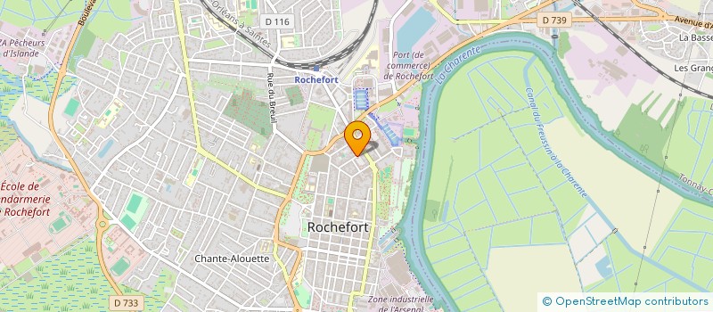 localisation de l'entreprise MADAME SALOME RABOUILLE  ROCHEFORT