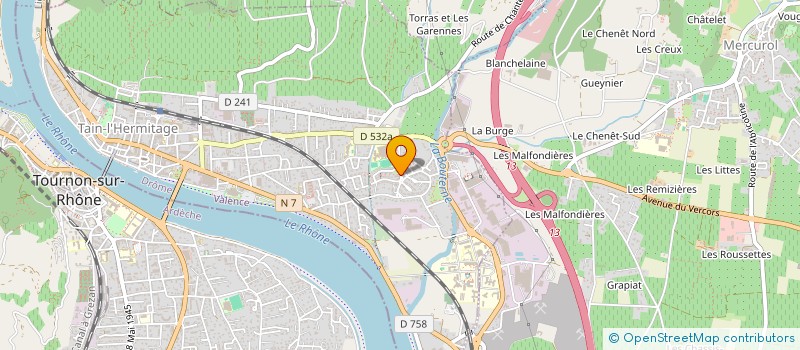 localisation de l'entreprise MADAME SALOME RENARD  TAIN-L'HERMITAGE