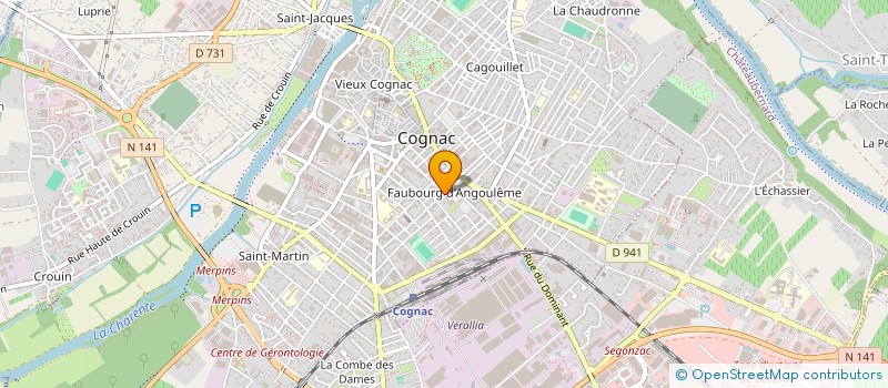 localisation de l'entreprise MADAME SALOME REVERDY à COGNAC