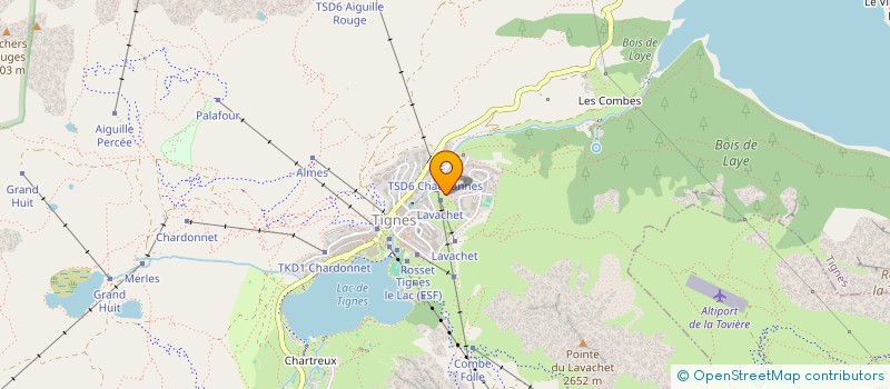 localisation de l'entreprise MADAME SALOME REY  TIGNES