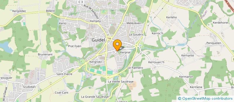 localisation de l'entreprise MADAME SALOME RIVOAL à GUIDEL