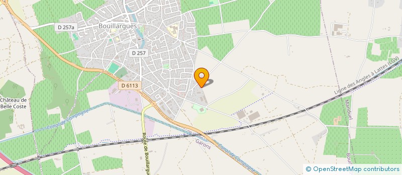 localisation de l'entreprise MADAME SALOME ROBERT  BOUILLARGUES