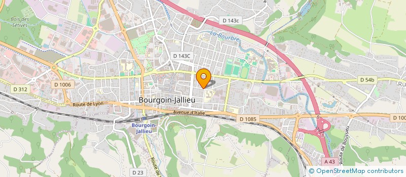 localisation de l'entreprise MADAME SALOME ROUSSEAUX  BOURGOIN-JALLIEU