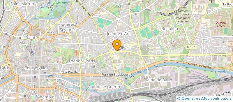 localisation de l'entreprise MADAME SALOME ROUSSEL  RENNES