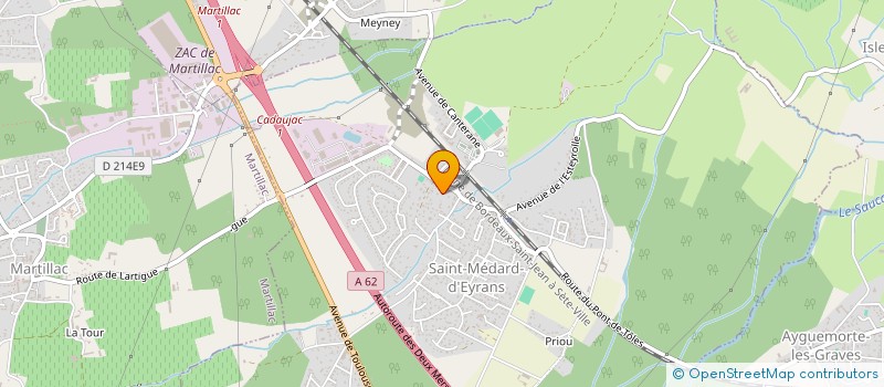 localisation de l'entreprise MADAME SALOME RUAUD  SAINT-MEDARD-D'EYRANS
