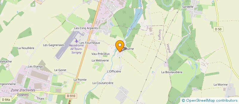 localisation de l'entreprise MADAME SALOME RUHN  SORIGNY