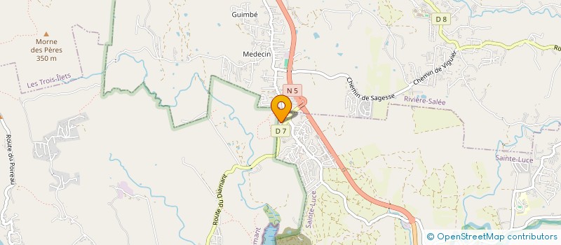 localisation de l'entreprise MADAME SALOME SAINT-CYR  SAINTE-LUCE