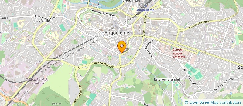 localisation de l'entreprise MADAME SALOME SALOME LEA LAHOCHE à ANGOULEME