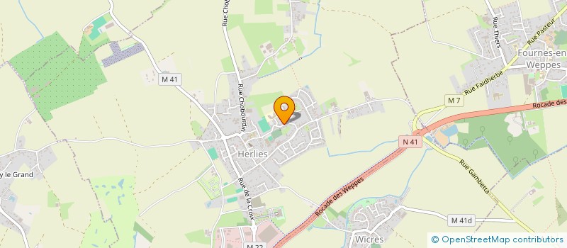 localisation de l'entreprise MADAME SALOME STEVENAERT  HERLIES