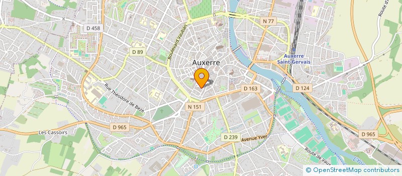 localisation de l'entreprise MADAME SALOME TAPIN à AUXERRE