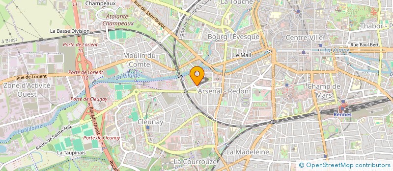 localisation de l'entreprise MADAME SALOME THOMAS  RENNES