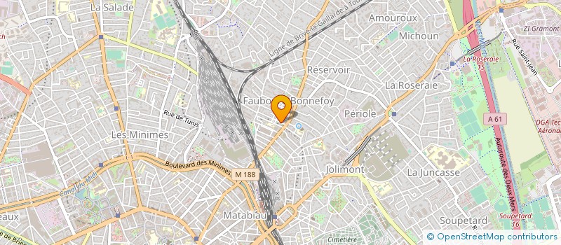 localisation de l'entreprise MADAME SALOME TOUVAT à TOULOUSE