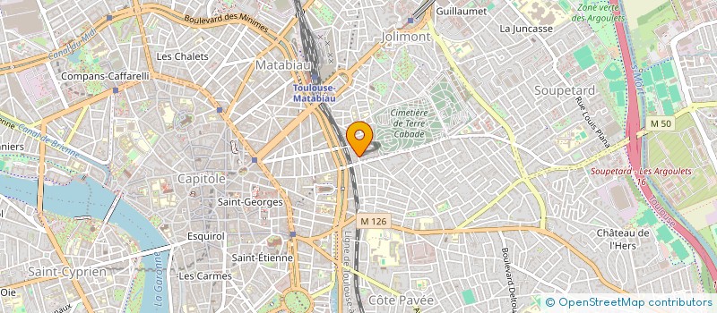 localisation de l'entreprise MADAME SALOME TOUZET  TOULOUSE