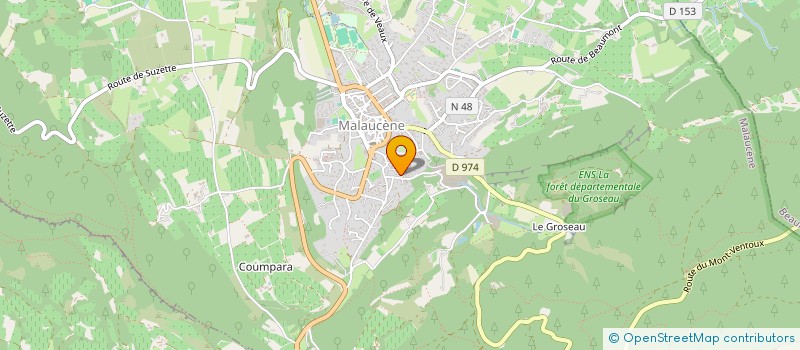 localisation de l'entreprise MADAME SALOME TURQUET  MALAUCENE