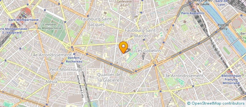 localisation de l'entreprise MADAME SALOME VALERIE EBOGO  PARIS