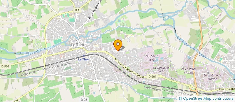 localisation de l'entreprise MADAME SALOME VERDIER  LE THOR