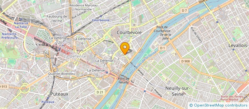 localisation de l'entreprise MADAME SALOME VYSKOC  COURBEVOIE