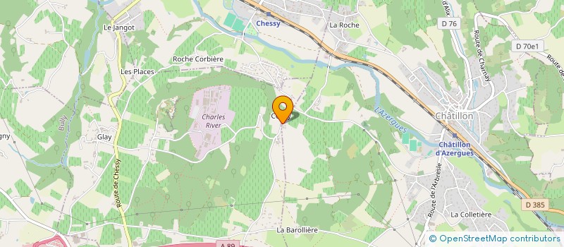 localisation de l'entreprise MADAME SALOMEE SIMON  CHATILLON