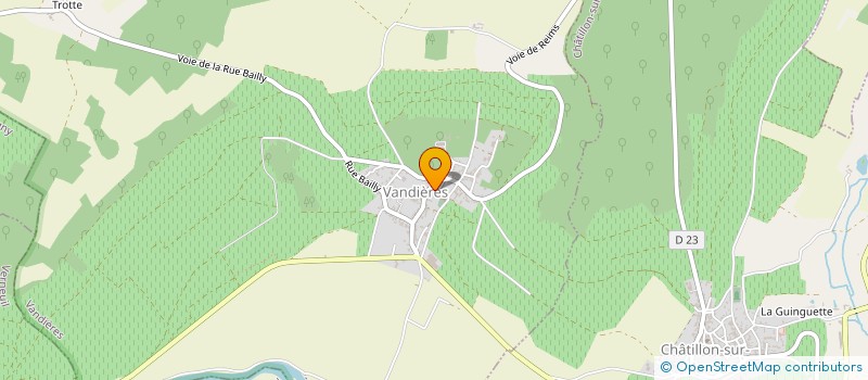 localisation de l'entreprise MADAME SALOMON MIMIN  VANDIERES